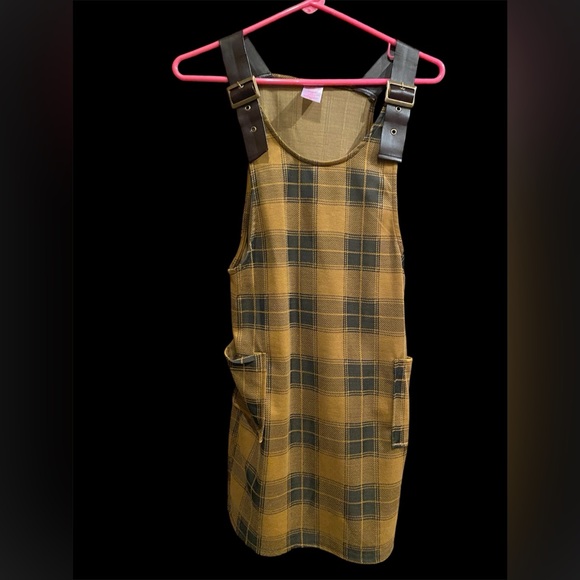 Gold and Black Jumper Dress - Picture 1 of 4